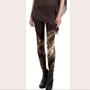 Helmut Lang Drift Print Reflex Leggings in Size Small